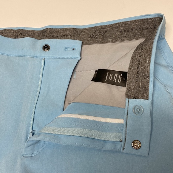 Greg Norman Golf Shorts Sz 34 Light Blue - Picture 6 of 13